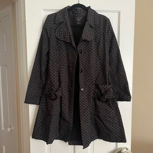 Custo Barcelona patterned trench coat